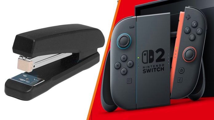 gamestop-is-auctioning-off-the-staple-and-stapler-that-damaged-a-customer’s-nintendo-switch-2-|-vgc