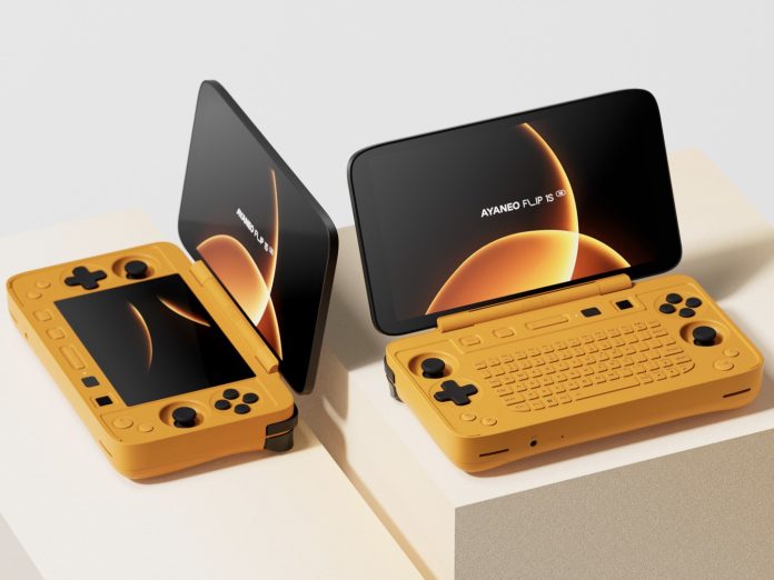 flip-1s:-ayaneo-releases-new-144-hz-oled-gaming-handheld-with-dual-display-and-built-in-keyboard-options