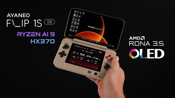 ayaneo-flip-1s-ds-first-look-review-:-powerful-dual-screen-handheld