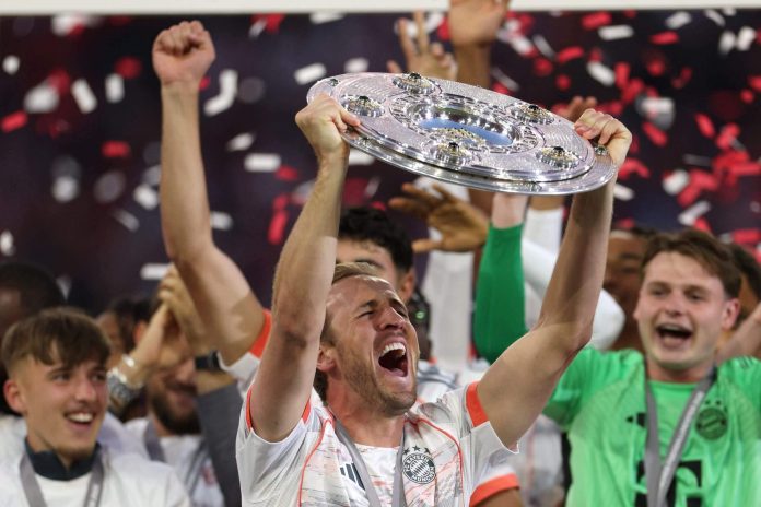 bayern-munich’s-harry-kane-after-winning-first-trophy-of-his-career:-‘hopefully,-this-is-the-first-of-many’