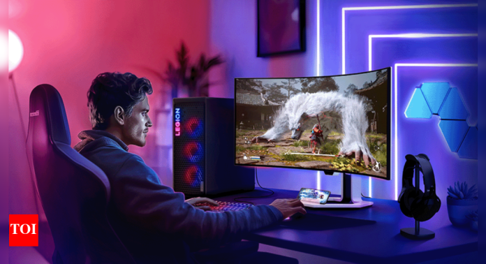 lenovo-launches-legion-pro-34wd-10-gaming-monitor-with-240hz-curved-oled-screen-in-india-–-the-times-of-india