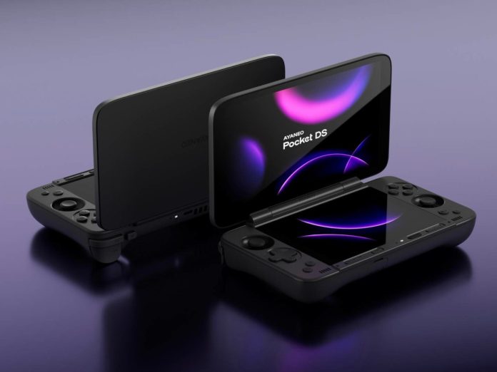 ayaneo-pocket-ds-brings-dual-screen-nostalgia-to-modern-gaming-–-yanko-design