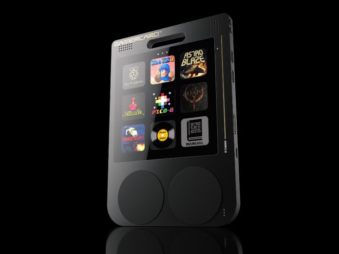 gamercard:-super-slim-gaming-handheld-with-a-raspberry-pi-under-its-hood-and-a-handful-of-ports