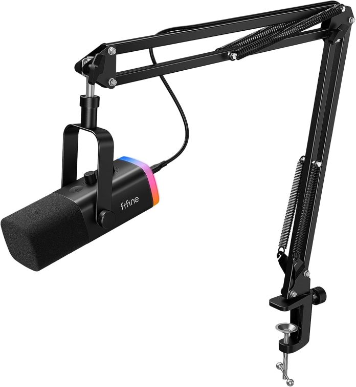 fifine-gaming-microphone-kit,-xlr/usb-microphone