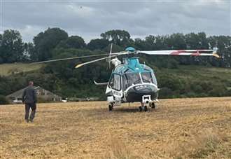 air-ambulance-lands-in-field-following-medical-incident