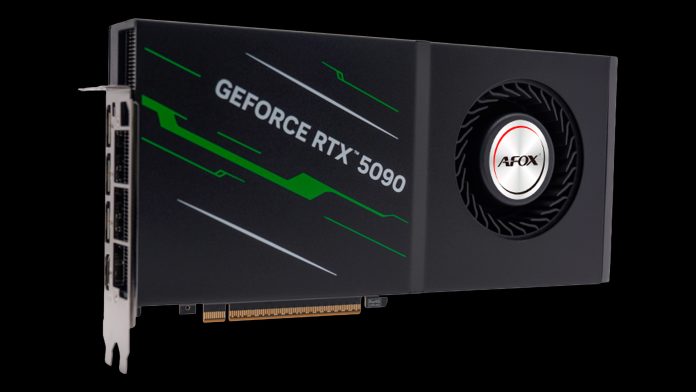 rtx-5090-blower-gpu-sells-for-$5,999-at-us.-retailer-—-dual-slot-design-converts-blackwell-gaming-flagship-into-an-ai-workhorse