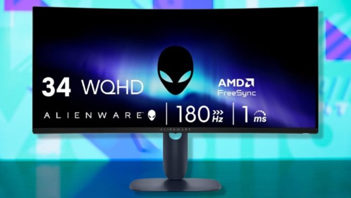 alienware’s-gorgeous-34-inch-curved-gaming-monitor-is-down-to-a-record-low-price-on-amazon